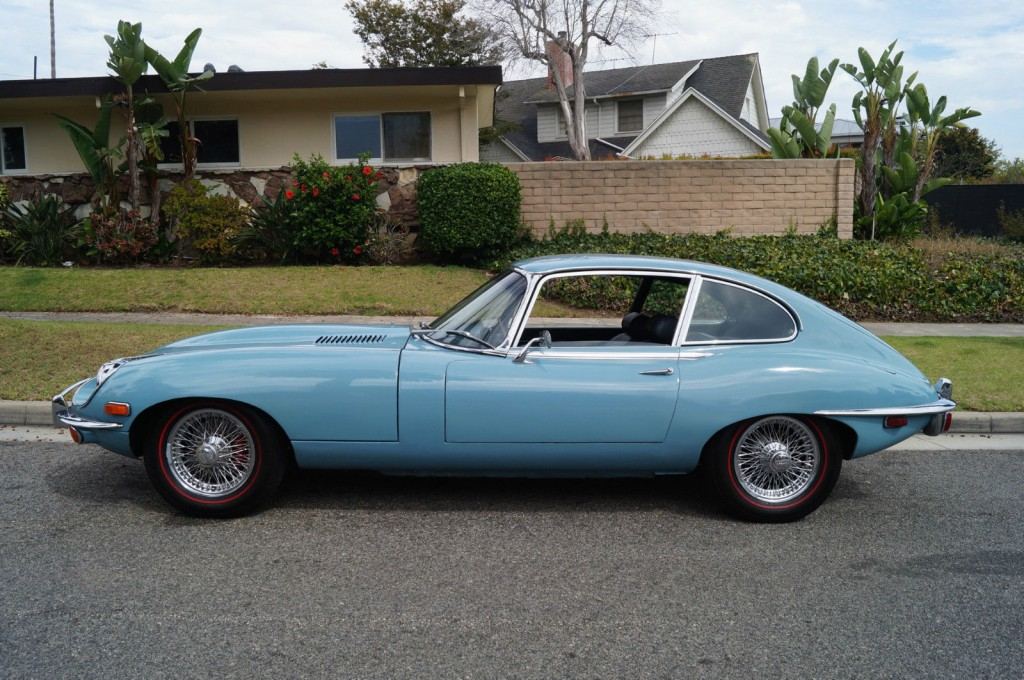 1970 Jaguar E Type XKE 2+2 Coupe IN Striking ‘light Blue’ COLOR