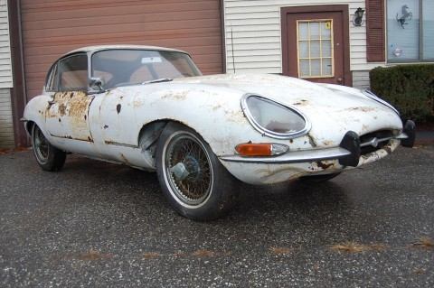 1967 Jaguar E Type Series1 Coupe 2+2,#&#8217;s Match 4 Speed Project Solid for sale