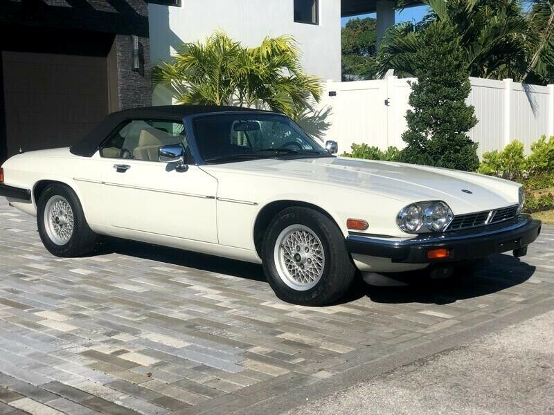 1990 Jaguar XJS Convertible 41,000 Miles White 5.3L V12 SOHC 24V Automatic