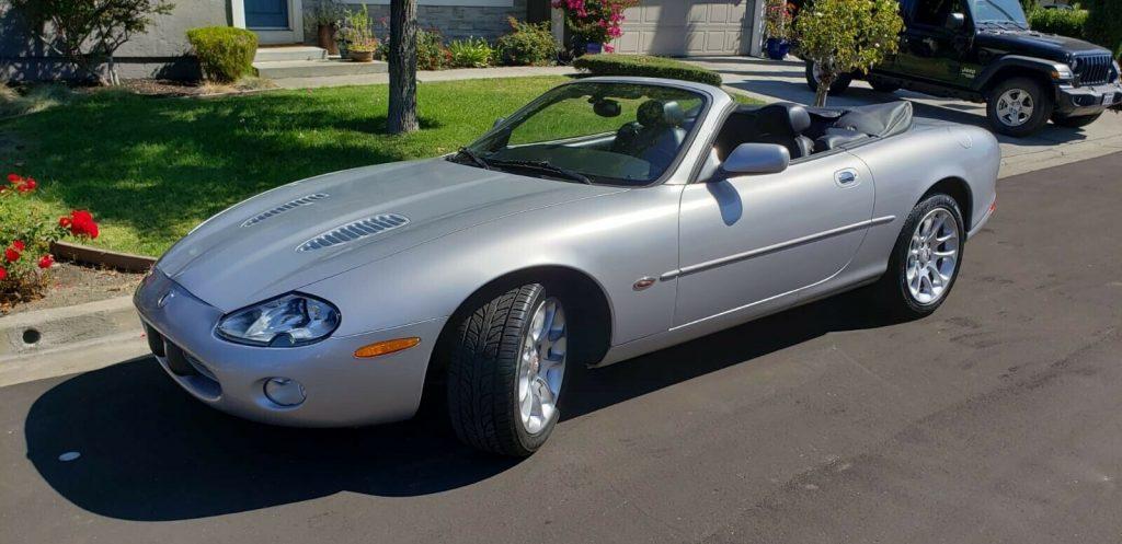2002 Jaguar XKR Convertible Silver Grey RWD Automatic Super Charged Fun to drive