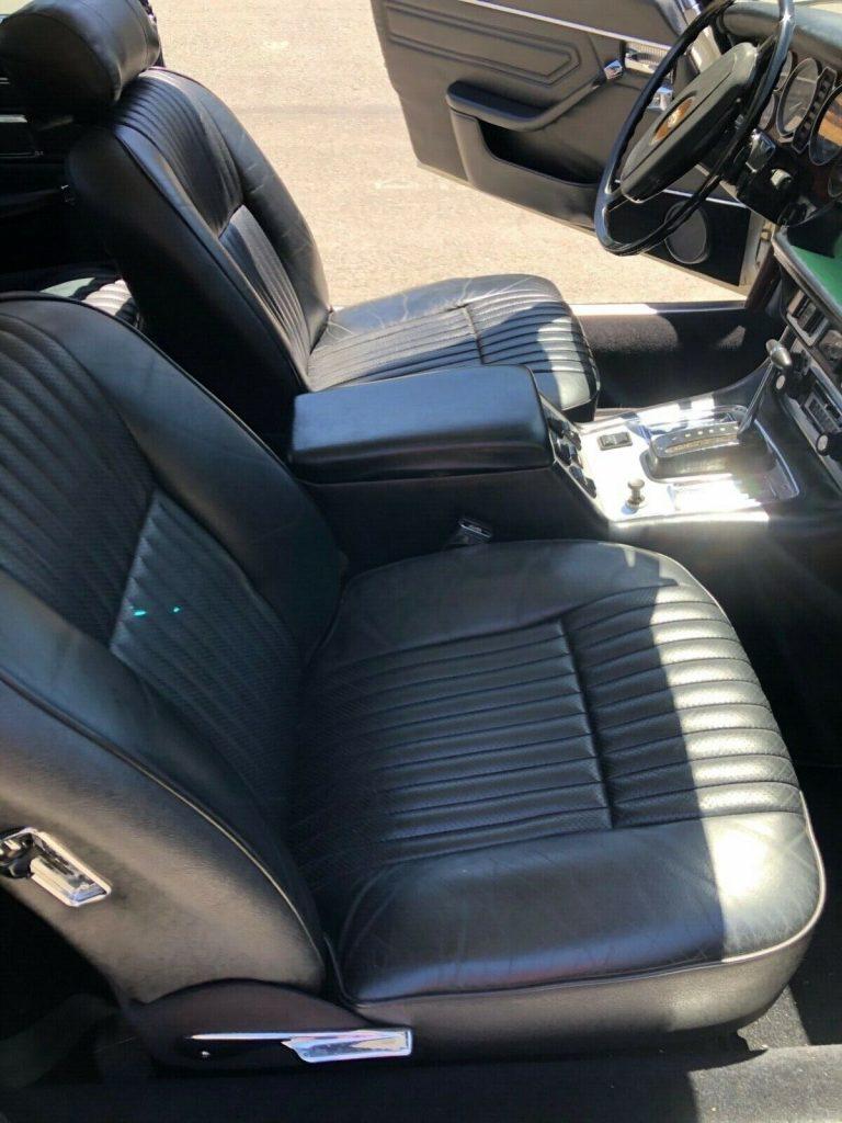 1975 Jaguar XJ6 Coupe. California car, white exterior black interior.
