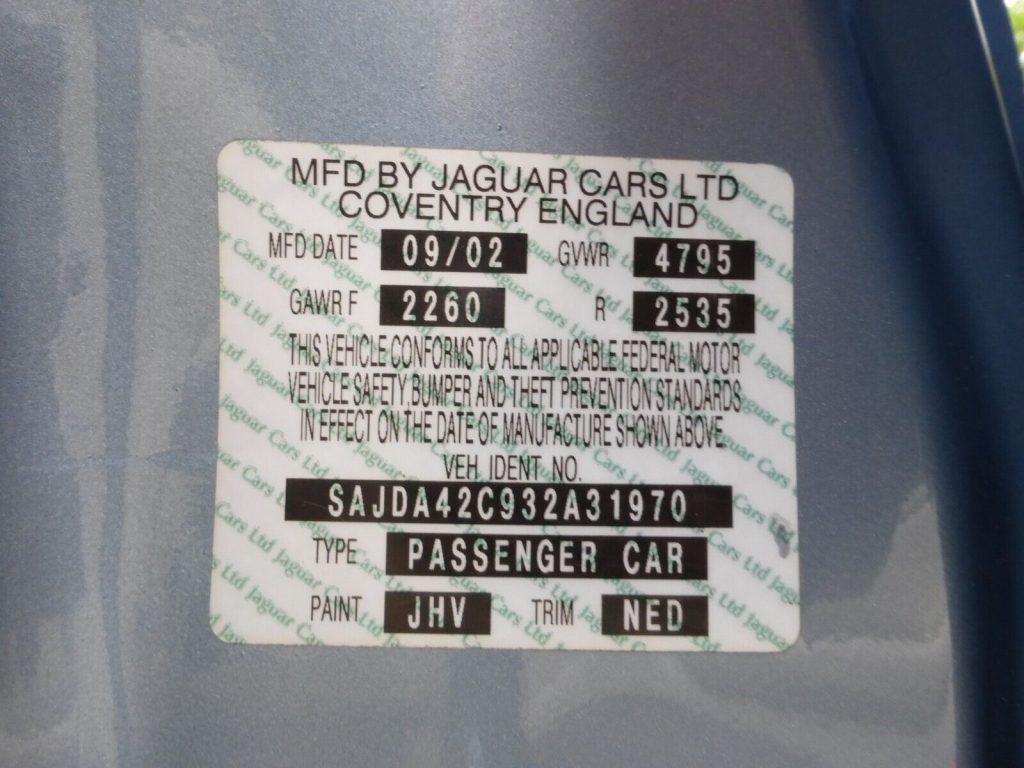 2003 Jaguar XK8 Convertible Frost Blue
