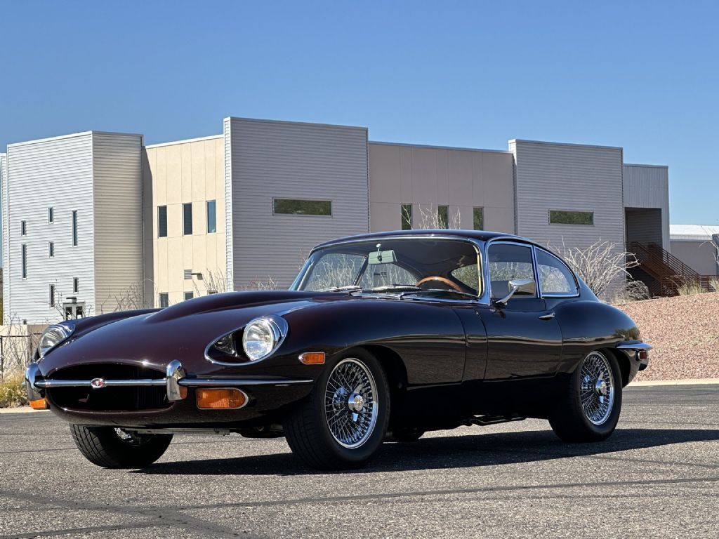 1969 Jaguar XKE / E-Type SII Coupe 65086 Miles Claret Burgundy