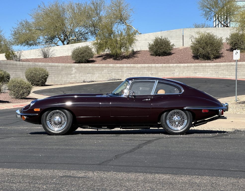 1969 Jaguar XKE / E-Type SII Coupe 65086 Miles Claret Burgundy