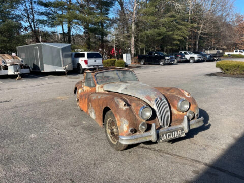 1955 Jaguar XK140MC Drop Head Coupe Convertible for sale