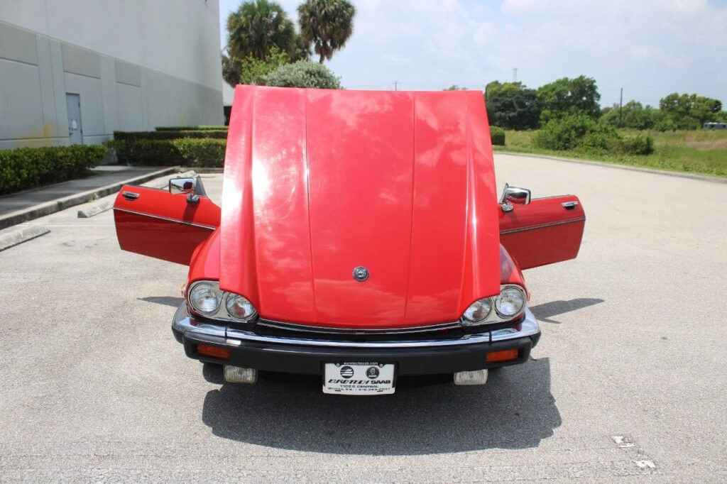 Red 1990 Jaguar XJS 5.3 Liter V12